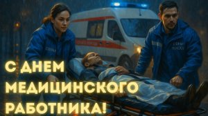 Низкий поклон медикам. С днём медработника Шикарная музыкальная открытка.