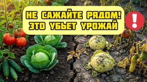 Никогда не сажайте их рядом! 15 пар овощей-убийц на вашем огороде.