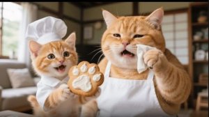 РЫЖУЛЯ УДИВЛЯЕТ МАМУ ДОМАШНИМ УГОЩЕНИЕМ 🐾🎂