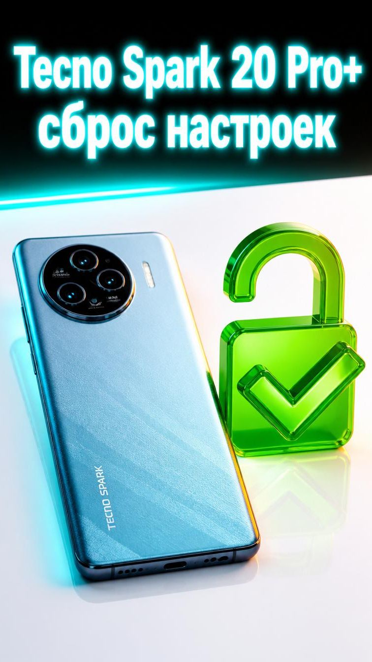 Tecno Spark 20 Pro+ сброс настроек.Режим Recovery ✅