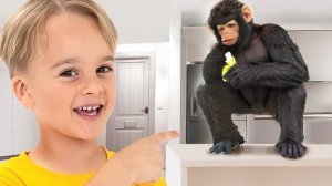 Дикие животные у меня дома! Учим названия животных и интересные факты