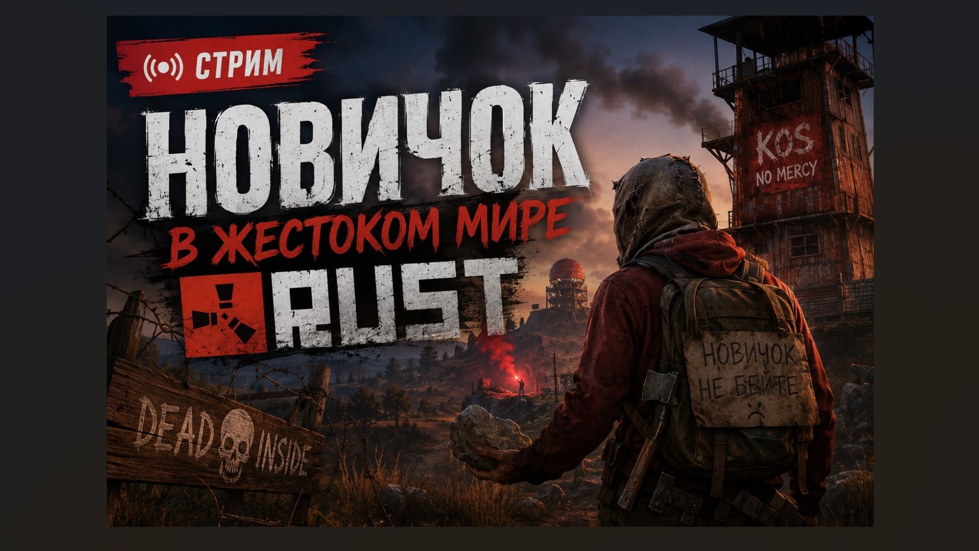 Новичок играет в Rust
