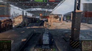 Мир Танков. Полигон. Бой на AMX M4 49 L. Взял фрага и 3.5К урона.