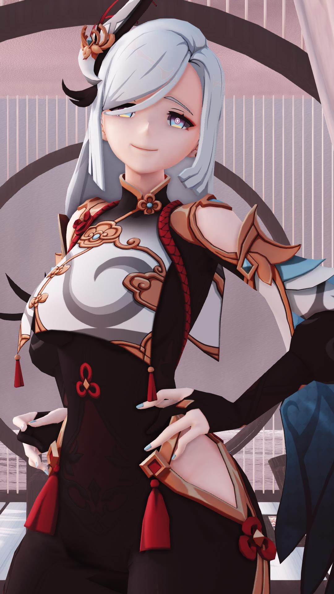 ||mmd x Genshin Impact|| Sente o som do tapa |Shenhe|