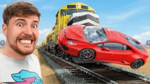 Останови Этот Поезд Выиграй Lamborghini MRBEAST МИСТЕРБИСТ НА РУССКОМ мистер бист