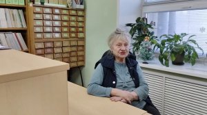 Библиотека в лицах - видеоинтервью с Галиной Петровной Лопатиной.(Снято в декабре 2025г.)