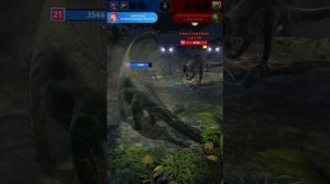 По сражалась в башне, с боссом и на острове испытания, « Я играю в Jurassic world Alive «
