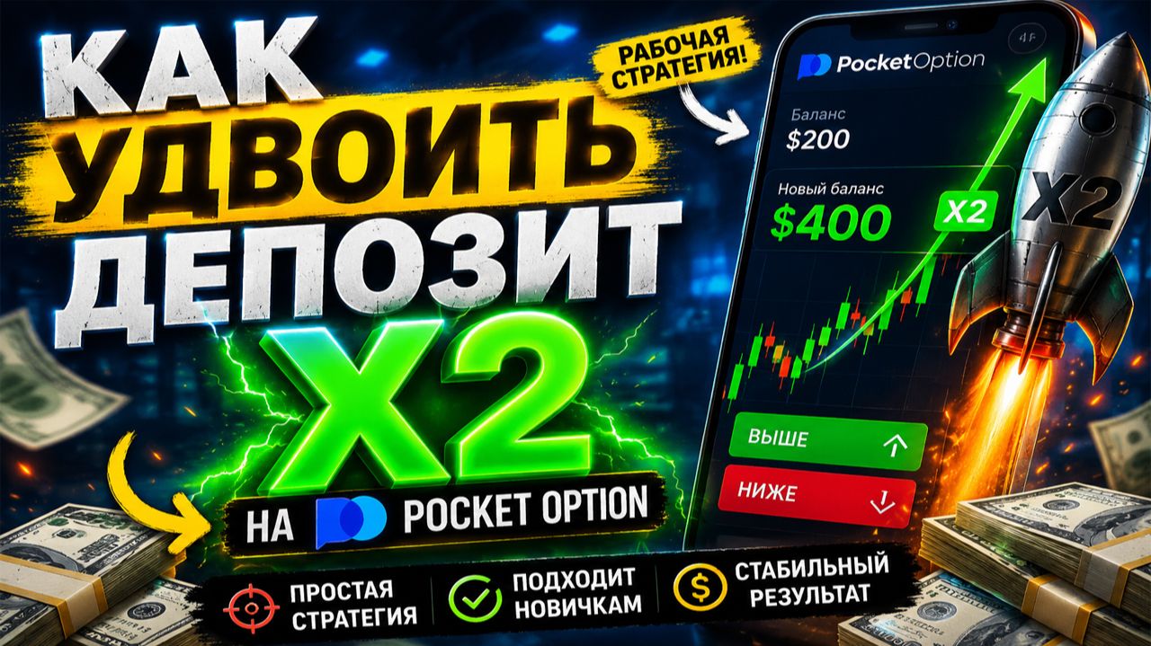 Как Удвоить Депозит на Pocket Option смотреть онлайн