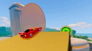 Машинки PIXAR ПРЫГАЮТ в РАДИАЦИОННУЮ ЯМУ и ПРЕВРАЩАЮТСЯ в ХАЛКА! _ Маккуин и Мэтр в