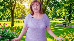 Летний топ «Лаванда»,  готовая работа.