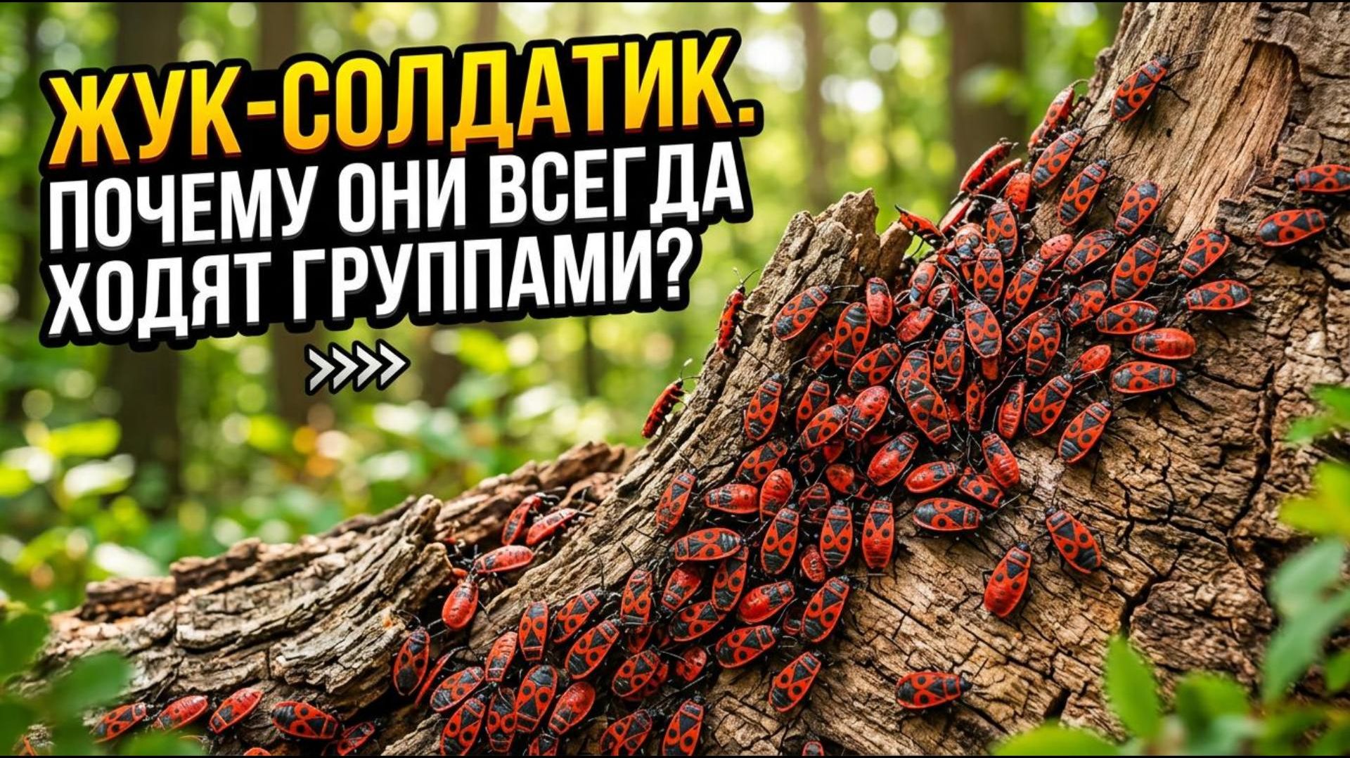 Жук Солдатик - Почему Они Всегда Ходят Группами?