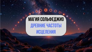 МАГИЯ Сольфеджио: Древние Частоты Исцеления и Релаксации