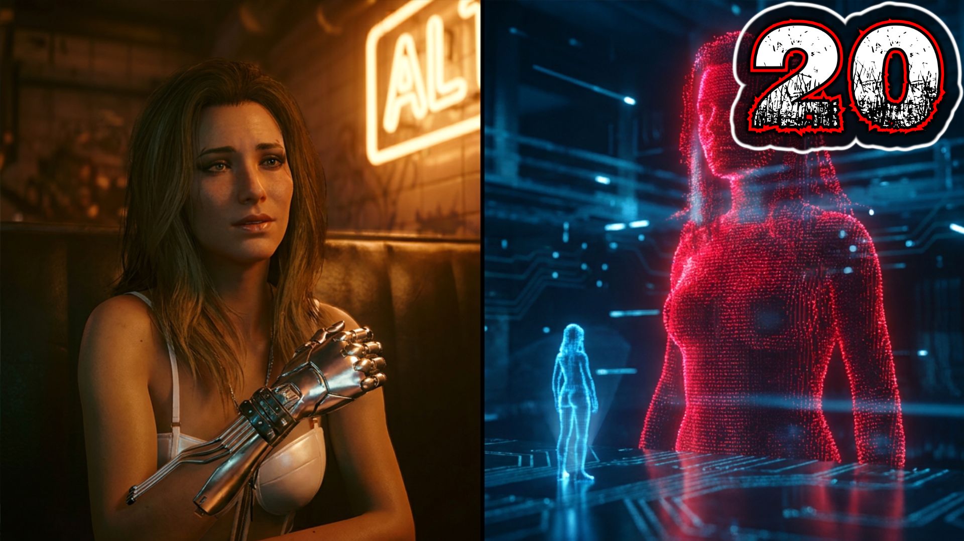 CYBERPUNK 2077 #20 - Человеческий Фактор. Красота не Умирает (Любовная Сцена с Альт Каннингем)
