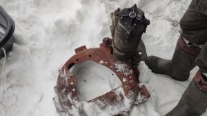 По просьбам подписчиков установка стартера на смд от камаза часть 1