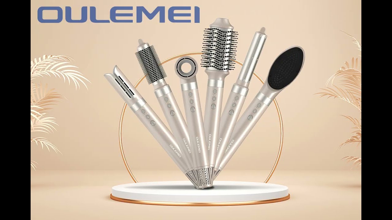 Фен-щётка 7-в-1 с ионизацией OULEMEI OLM CF011 смотреть онлайн