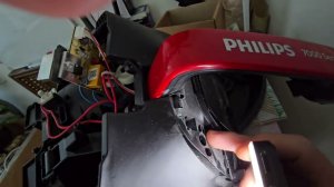 Ремонт пылесоса Philips. Не включался.