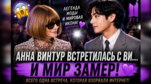 😱💜 Встреча Ви и Анны Винтур взорвала мир! Что скрывается за этим моментом?