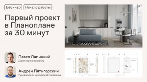 Как сделать проект в Планоплане за 30 минут
