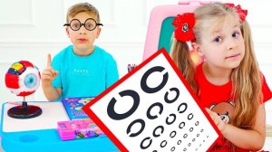 Ди учит Ро,как сохранить зрение♥️мульт для детей 🌈