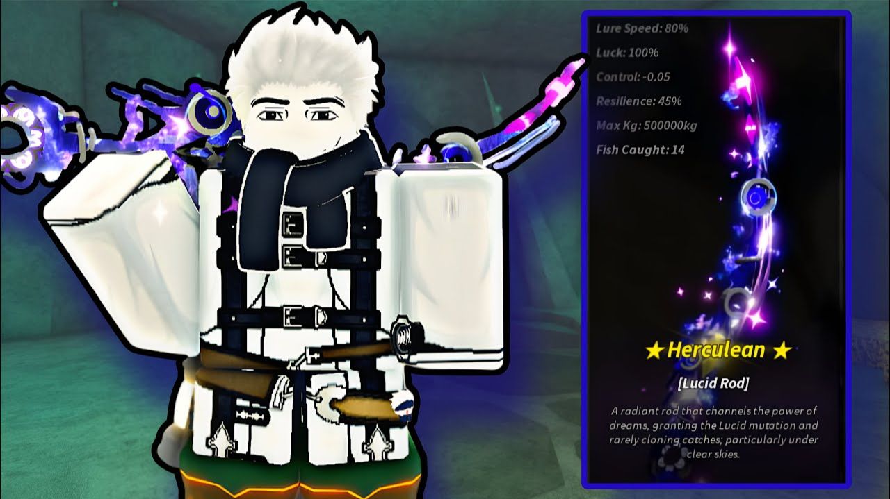эта удочка УТРАИВАЕТ РЫБУ! ｜ КАК ПОЛУЧИТЬ ＊LUCID ROD＊ В ФИШ РОБЛОКС! смотреть онлайн