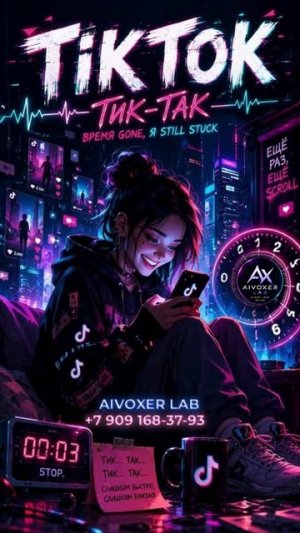 TikTok — Тик-Так  Hyperpop трек (glitch pop / alt-pop sound) AIVOXER LAB