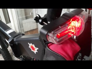 Схема подключения заднего фонаря к электровелосипеду 1