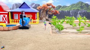 Мультфильм: Самодельный гигантский фильтр для воды на базе мини-трактора 💧 Чистая вода для сельског