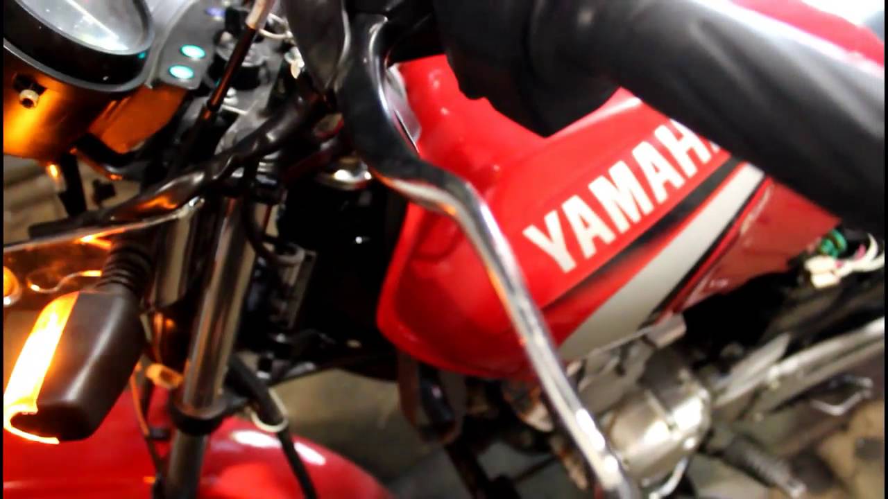 аварийная сигнализация на мотоцикл Yamaha YBR125 либо на мопед скутер. смотреть онлайн