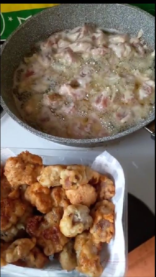 Мясо жареное. В кляре. Как приготовить. Наггетсы. Рецепт приготовления. Кляр .  Вкусно. Домашняя еда