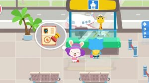 Мультфильм и игра. Аэропорт маленькой панды.