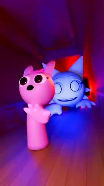 RUN PINKI!! WENDA is PETAPETA!_ 😱#3danimation  #shorts #incredibox #sprunki #horror