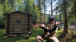 ВСЁ-ТАКИ Я ЕЁ ВЫЦЕПИЛ! РЫБАЛКА В ТАЙГЕ, ПОХОД ДО СТАРОЙ ТАЁЖНОЙ ИЗБЫ