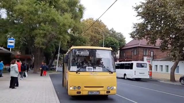 Маршрутка Богдан А09202(Арендный) маршпут 111 смотреть онлайн