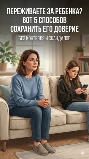 Переживаете за ребенка? Пять способов сохранить доверие.