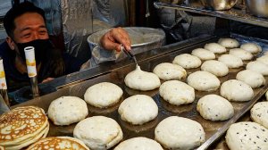 Самая популярная уличная закуска в Корее! Сладкий блинчик, хотток - Корейская уличная еда