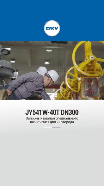 JY541W-40T DN300 Запорный клапан специального назначения для кислорода-CSKV смотреть онлайн