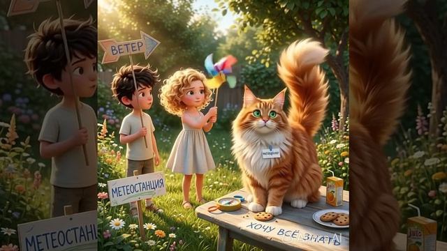 рыжий кот Персик мэйн-Кун