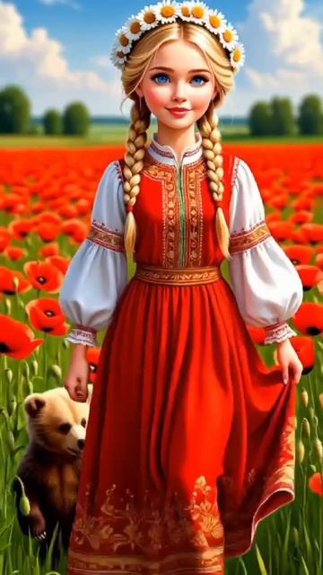 Этнокорни» (русская красавица в поле) ЛеЛена Shihova #СтудияМУЗМОНСТР