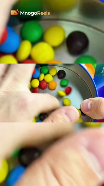 Сюрприз! Мини-телефон найден в синей банке M&M's