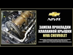Замена / затяжка прокладки клапанной крышки Chevrolet Niva / Шевроле Нива. Течет масло с двигателя.