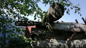Демонтаж сруба бани. Часть 1. Июнь 2026 г
