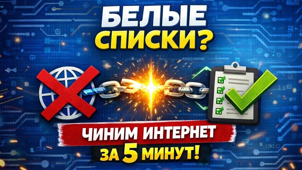 ИНТЕРНЕТ БЕЗ БЛОКИРОВОК 🔥 Exclave + ByeByeDPI | Белые списки смотреть онлайн