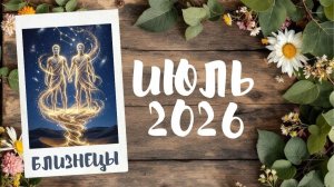 БЛИЗНЕЦЫ ♊ ТАРО ПРОГНОЗ 🔥 ИЮЛЬ 2026