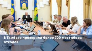 В Тамбове проверили более 700 мест сбора отходов