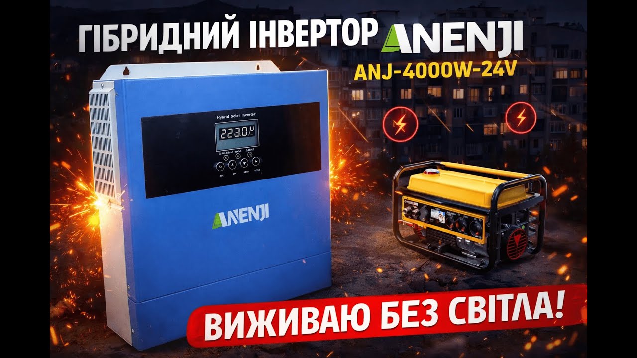 Обзор ANENJI ANJ-4000W-24V + опыт использования смотреть онлайн