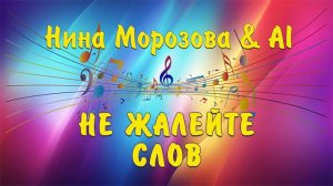 НЕ ЖАЛЕЙТЕ СЛОВ - Нина Морозова & AI