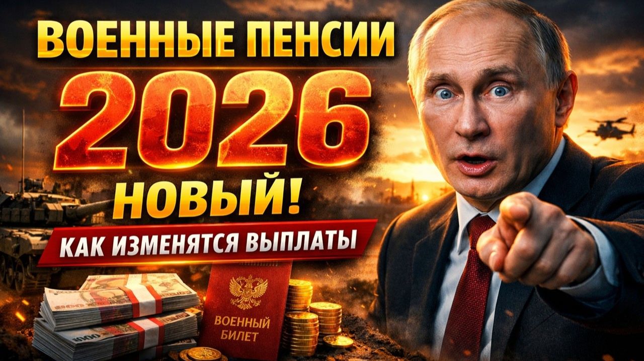 Повышение Пенсий Военных пенсионеров с Октября 2026 года