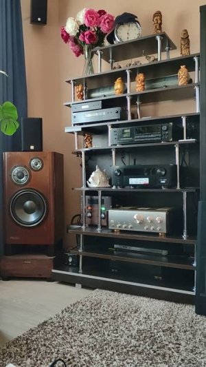 Акустика  VICTOR   SX 900 + Усилитель  SANSUI AU 07 Anniversary +  Посеребренный кабель 24AWG OCC...