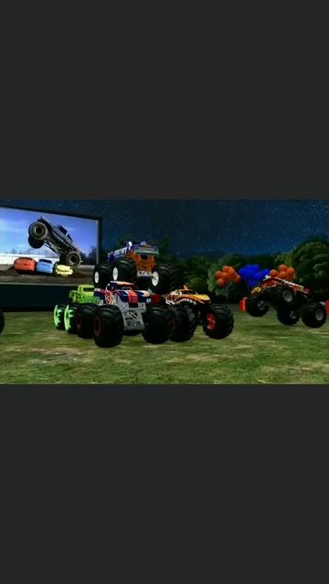 Bigfoot's birthday  Hot Wheels monster trucks