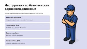 Виды инструктажей по БДД